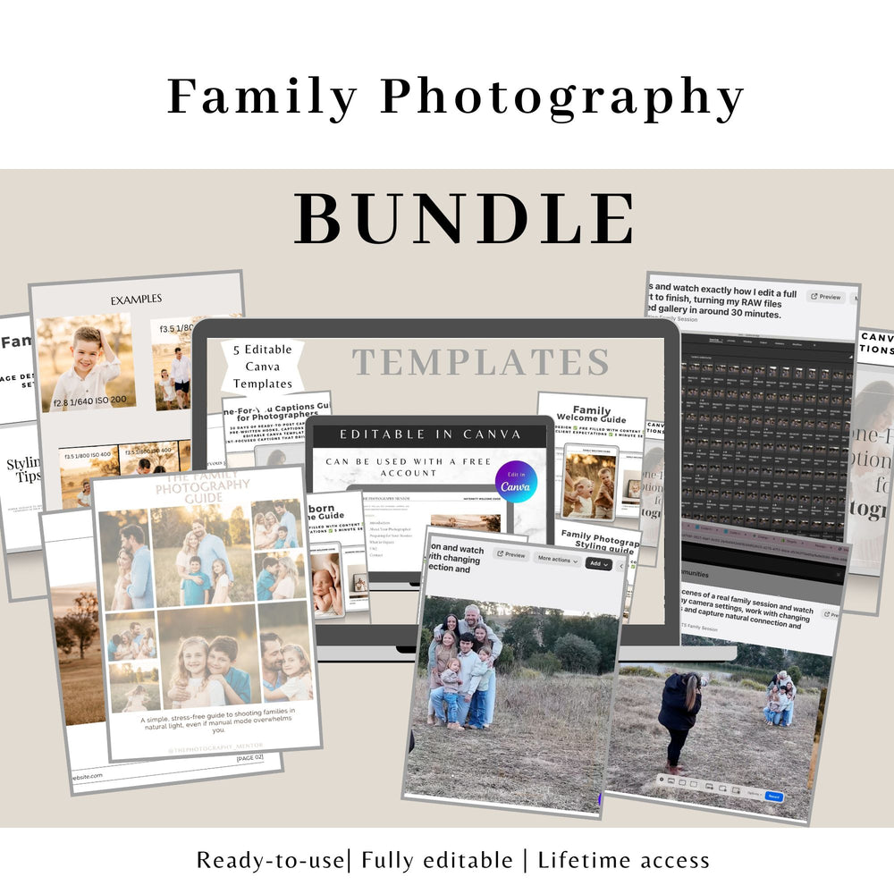 Family Photographer Bundle