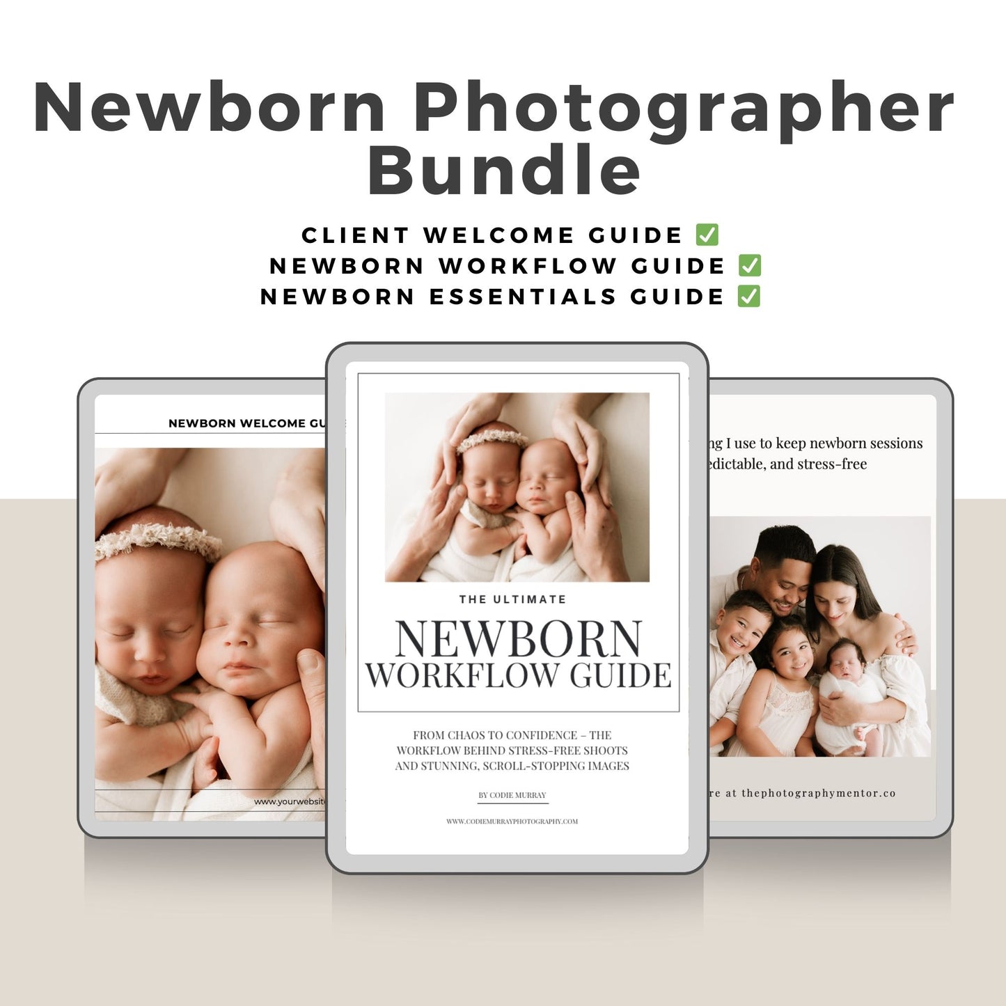 Newborn Photographer Bundle