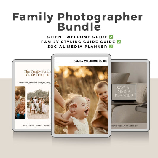 Family Photographer  Bundle